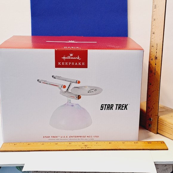 2023 Hallmark Keepsake Star Trek USS Enterprise w/cord NCC1701 Magic Light Sound - Picture 5 of 5